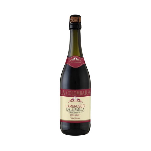 LA COLOMBARA Lambrusco tinto con I.G.P. Lambrusco dell´Emilia botella 75 cl.