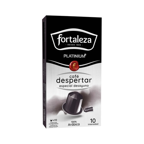 FORTALEZA PLATINUM Café en cápsulas despertar especial para el desayuno I10,10 uds.