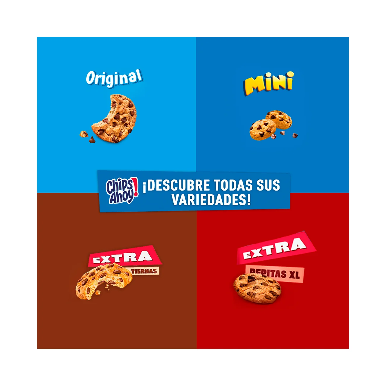 CHIPS AHOY! Galletas con pepitas de chocolate 128 g.