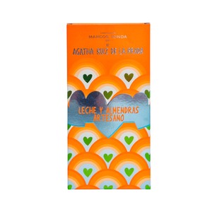Imagen de AGATHA RUIZ DE LA PRADA Tableta chocolate con leche y almendras 150 g.