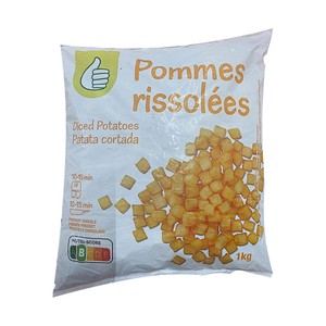 Imagen de PRODUCTO ECONÓMICO ALCAMPO Patatas fritas en dados 1 kg.
