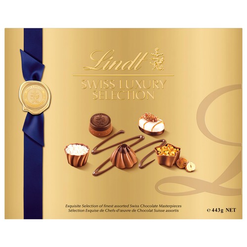 LIND Swiss lixury selection surtido de bombones 443 g.