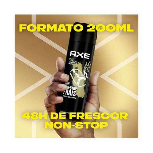 AXE Essentiel gold temptation Desodorante antitranspirante en spray para hombre 200 ml.