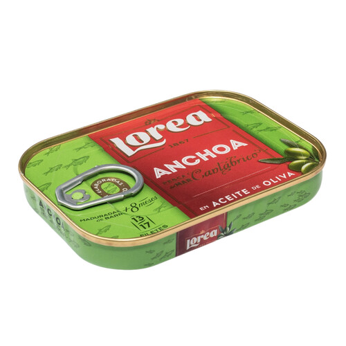 Filetes de anchoa en aceite de oliva LOREA 45 g.