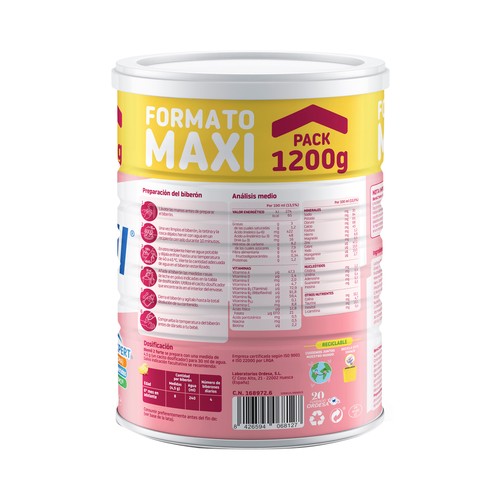 BLEMIL Plus forte 2 Leche en polvo de continuación, a partir de 6 meses 1200 g.