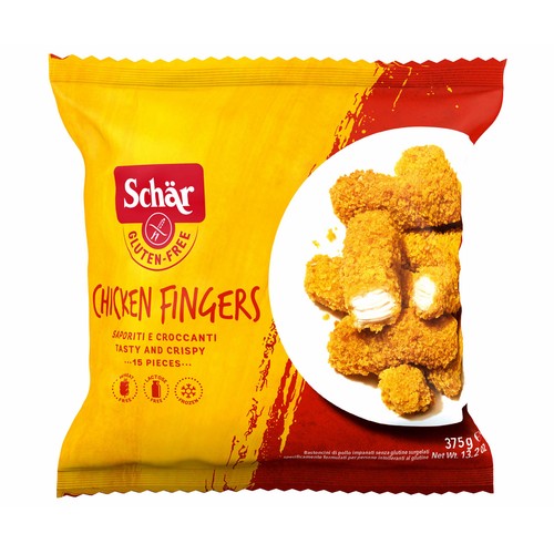 SCHÄR Barritas de pollo (fingers), sin gluten y sin lactosa 375 g.