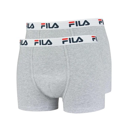 Pack 2 boxer FILA, color gris, talla XXL