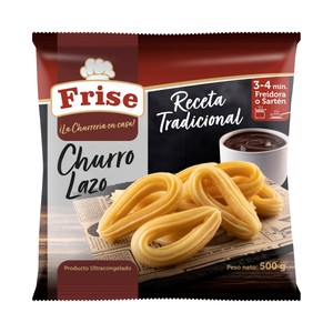 Imagen de FRISE Churros ultracongelados con forma de lazo (receta tradicional) FRISE 500 g.