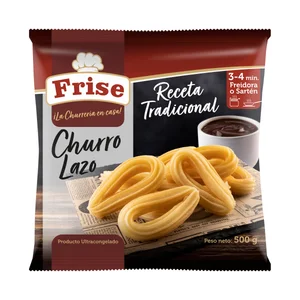 FRISE Churros ultracongelados con forma de lazo (receta tradicional) FRISE 500 g.