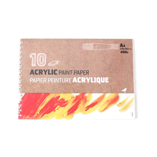 Cuaderno Para Acrilico Tamaño A4 400G 10H Fsc ALCAMPO