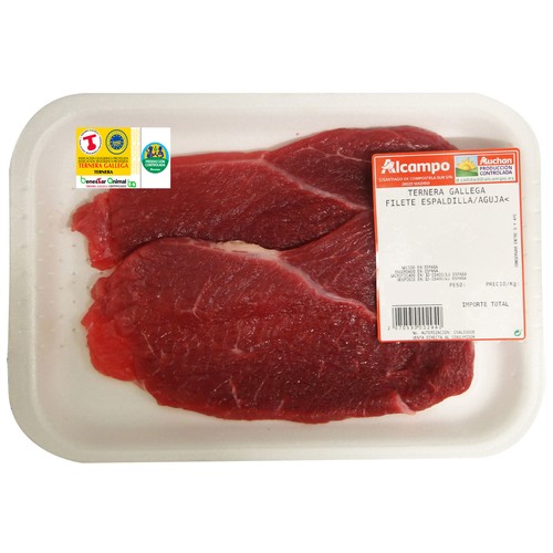 ALCAMPO CULTIVAMOS LO BUENO Filetes 1ª B de espaldilla de ternera con IGP Ternera gallega