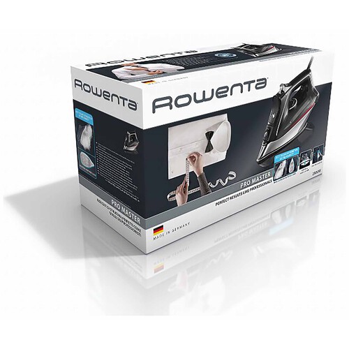 Plancha de vapor ROWENTA Pro Master DW8210, suela láser Microsteam 400 HD, potencia: 2800W.