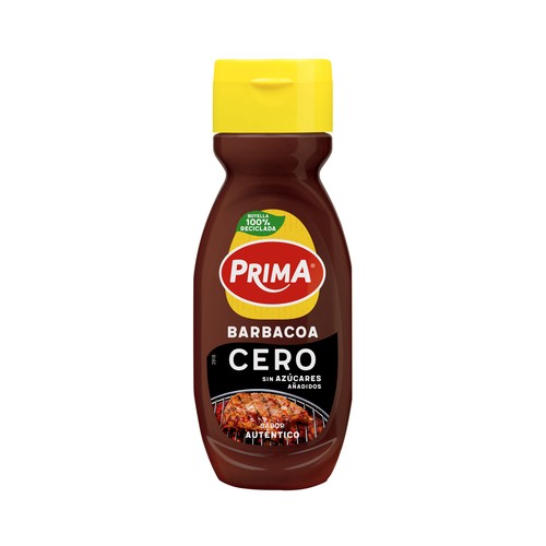 PRIMA Salsa Barbacoa Cero 265 gr. + 35 gr. gratis