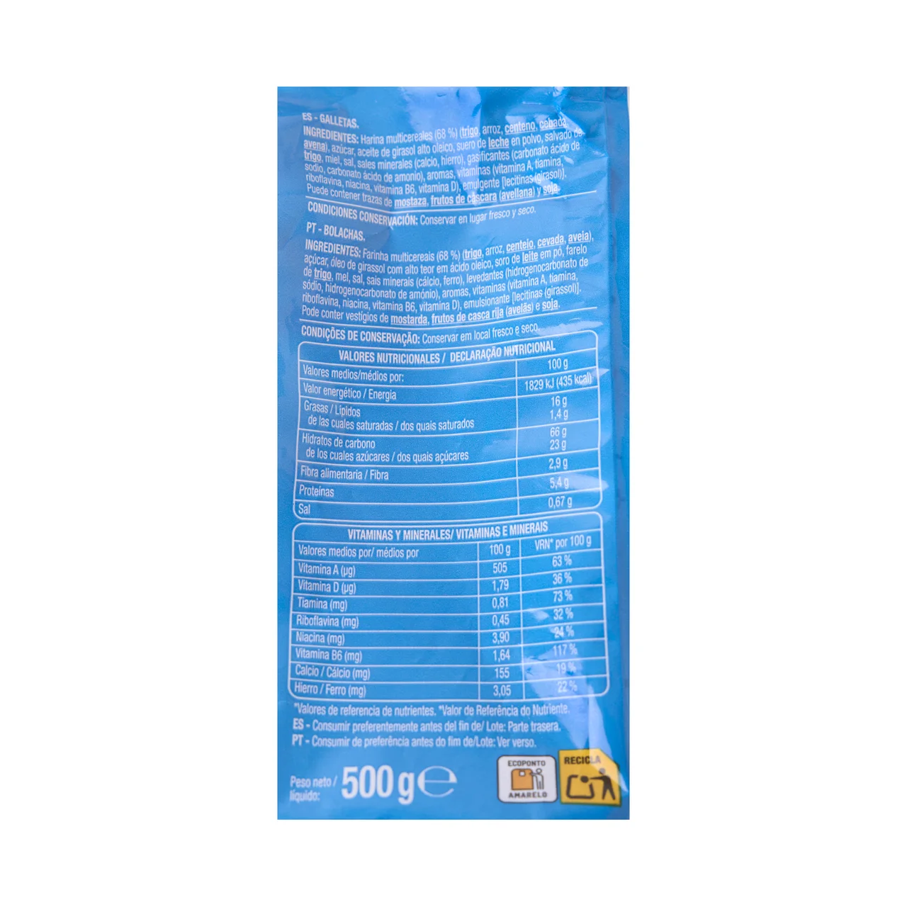 PRODUCTO ALCAMPO Mini galletas a cucharadas 500 gr.