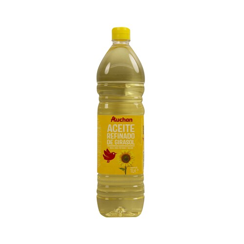 Aceite de girasol PRODUCTO ALCAMPO botella de 1 l.