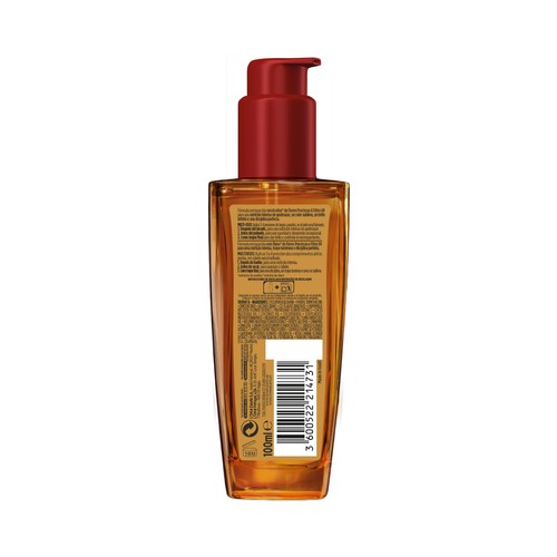 ELVIVE Tratamiento hidrantante, nutritivo y protector para cabellos teñidos secos ELVIVE Aceite extraordinario 100 ml.