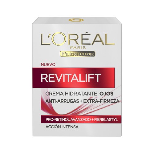 L´ORÉAL PARIS Plenitude revitalift 15 ml Contorno de ojos antiarrugas con Pro-Retino.