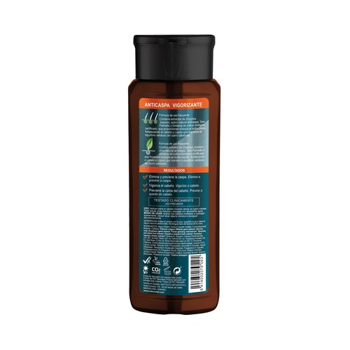 NATUR VITAL Men Champú anticaspa y vigorizante, que previene la caida del cabello 300 ml.