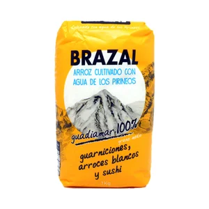 BRAZAL Arroz semi largo BRAZAL paquete de 1 kg.