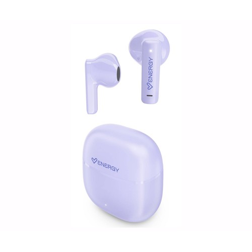 Auriculares Inalámbricos Bluetooth ENERGY SISTEM Streetmusic Lavender, con estuche de carga, 20h autonomía