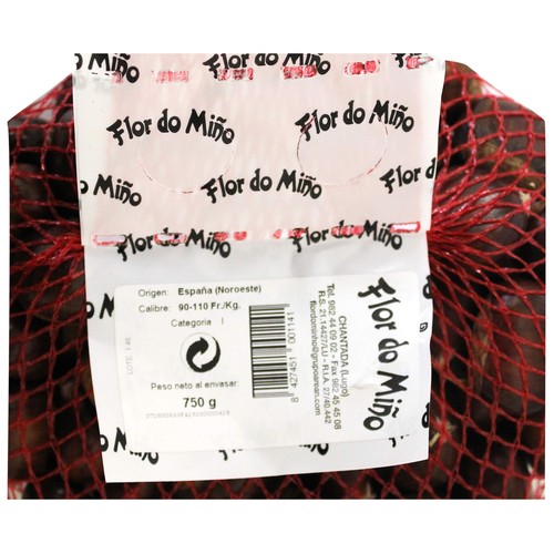 Castañas en malla FLOR DO MIÑO 750 g.