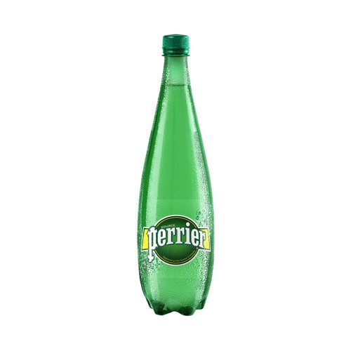 PERRIER Agua mineral con gas botella de 1 l.