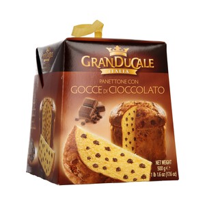 Imagen de GRAN DUCALE Panettone con pepitas de chocolate 500 g.