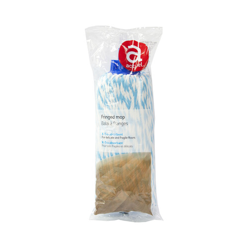 Fregona de microfibra bicolor suave y absorbente PRODUCTO ALCAMPO 1 ud.