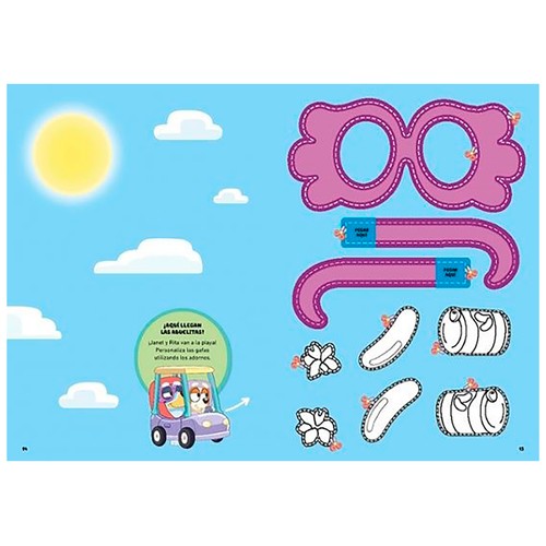 La playa de Bluey. Actividades para las vacaciones.