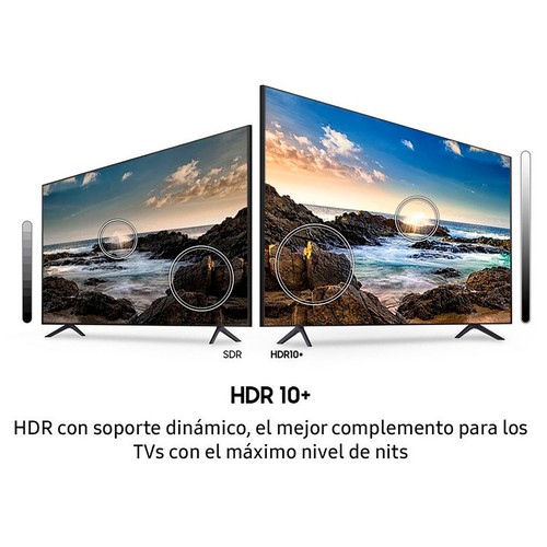 Televisión 109,22 cm (43") LED SAMSUNG ﻿UE43TU7025KXXC 4K, HDR 10+, SMART TV, WIFI, TDT T2, USB reproductor y grabador, 2HDMI, 2000HZ.