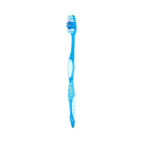 COLGATE Premier white Cepillo de dientes medio que ayuda a eliminar las manchas superficiales.