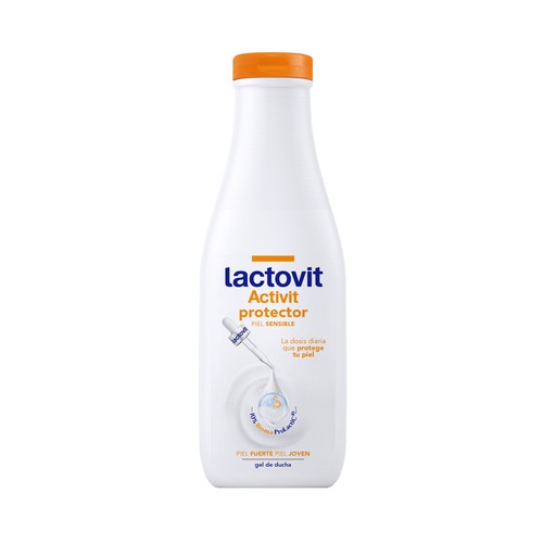 LACTOVIT Activit protector Gel protector para ducha o baño, para pieles sensibles 550 ml.