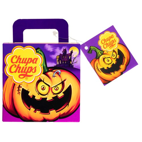 CHUPA CHUPS Caramelo con palo halloween caja mix 103gr