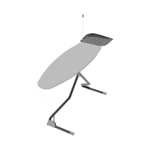 Tabla de planchar con soporte para centro de planchado y funda Active, 130x44cm. ACTUEL.