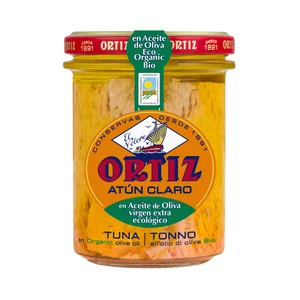 ORTIZ Atún claro en aceite de oliva ecológico 150 g.
