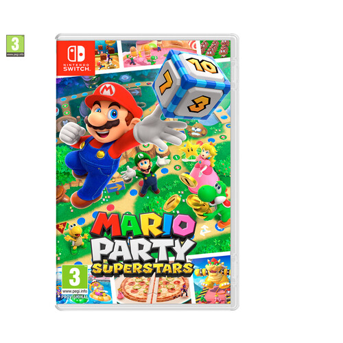 Mario Party Superstars para Nintendo Switch. Género: minijuegos. PEGI: +3.