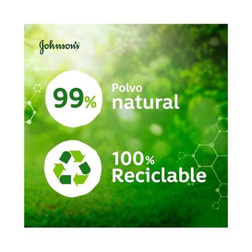 JOHNSON´S Baby Polvo para toda la familia, 99% natural, para pieles sensibles 200 g.