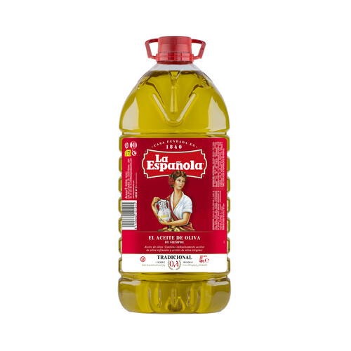 LA ESPAÑOLA Aceite de oliva suave garrafa de 5 l.