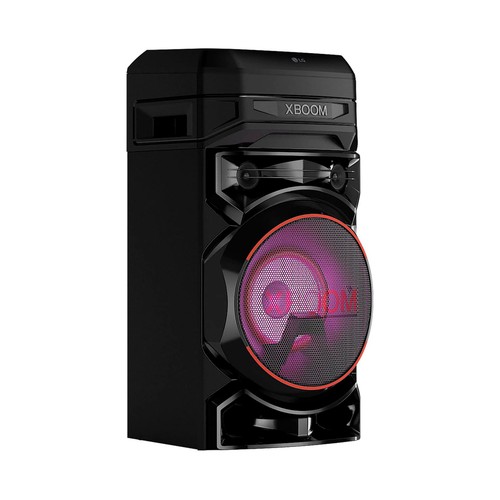 Altavoz LG XBOOM RNC5 300W, efectos DJ, iluminación LED, entrada micrófono o guitarra.