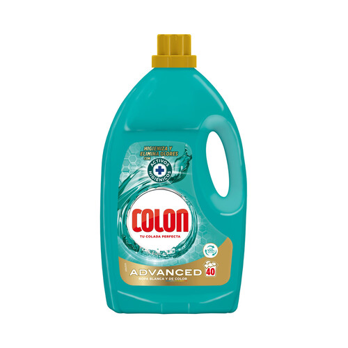 COLON Detergente en gel, higieniza los tejidos COLON ADVANCED 40 lav. 2 l.