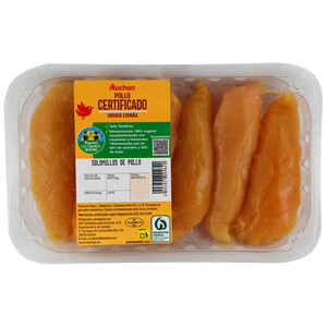 Imagen de ALCAMPO CULTIVAMOS LO BUENO  Solomillos de pollo certificado Bandeja.