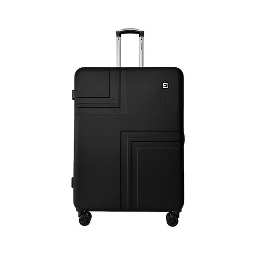 Maleta de aeropuerto pequeña de 4 ruedas, 45 cm, color negro, ALCAMPO.