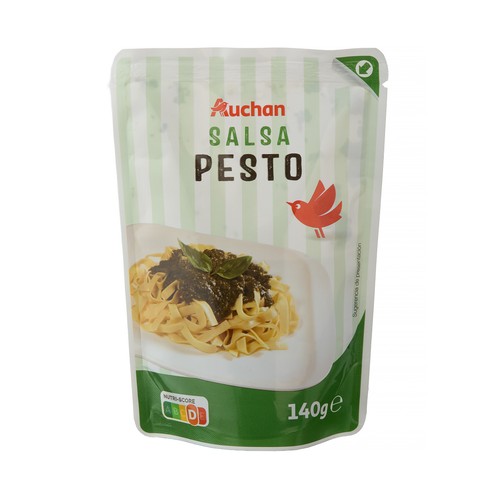 AUCHAN Salsa fresca pesto 140 g Producto Alcampo.