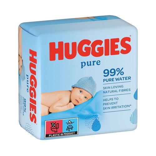 HUGGIES Pure Toallitas húmedas para bebé 3 x 56 uds.