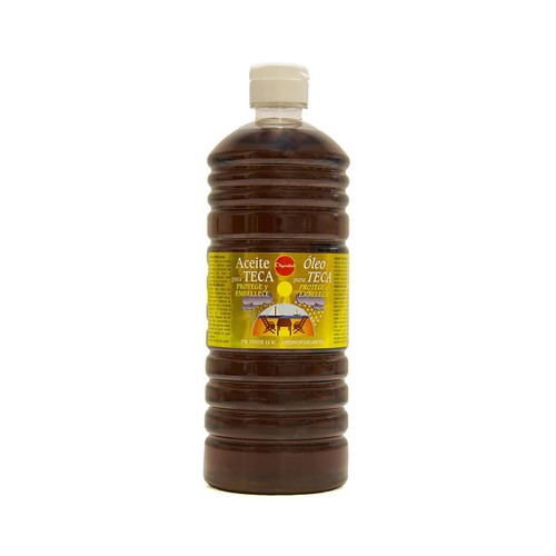 Aceite para Teca con filtros U.V., acabado mate sedoso, DIPISTOL. 750ml.