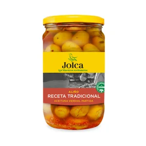 JOLCA Aceitunas verdes aliñadas, Verdiales 500 g