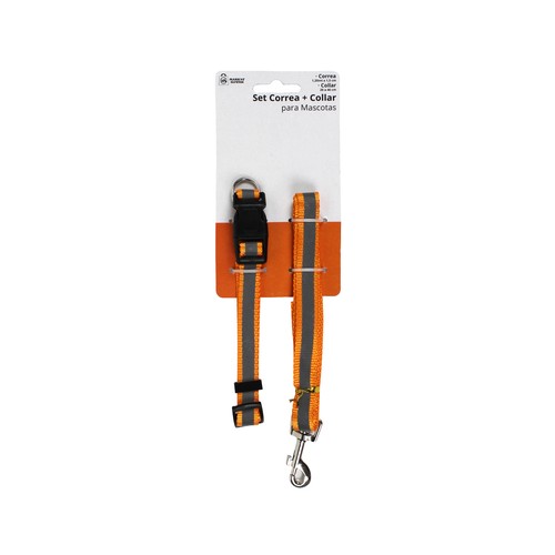 Set correa ( 1,2 mt. x 1,5 cm) + collar ( 26 a 46 cm) MARKET SUPREM