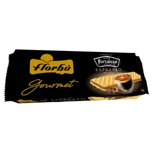 FLORBÚ Galletas barquillo wafer con café 185 g.