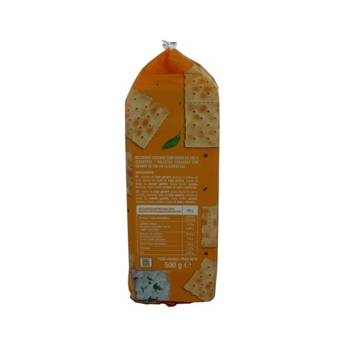 PRODUCTO ALCAMPO Crackers con sal 500 g.