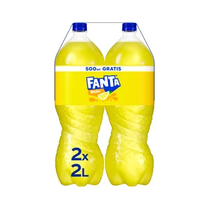 FANTA Refresco de limón pack de 2 unds x 2 L Botella.